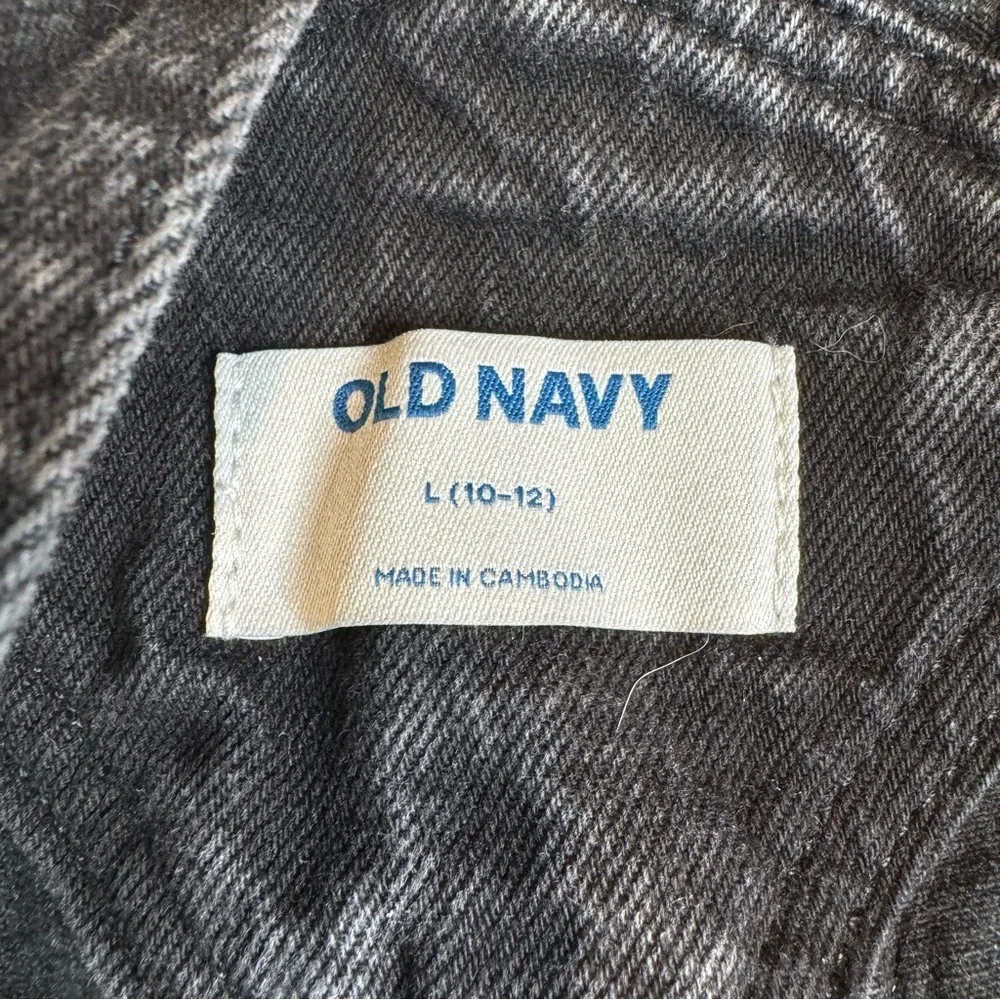 Old navy Slouchy Straight Jean Overalls for Girls size L 10/12